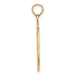 Load image into Gallery viewer, 14K Yellow Gold KENNEBUNKPORT With Dolphins In Disc Charm Pendant