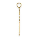 Load image into Gallery viewer, 14K Yellow Gold Double Sided Engraved Cross Charm Pendant