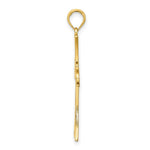 Load image into Gallery viewer, 14K Yellow Gold Polished CELTIC KNOT Cross Charm Pendant