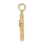 Load image into Gallery viewer, 14K Yellow Gold Polished Infinity Circles Cross Charm Pendant