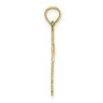Load image into Gallery viewer, 14K Yellow Gold ENGRAVED Cross With FLARED TIPS Charm Pendant