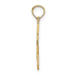 Load image into Gallery viewer, 14K Yellow Gold Polished and Engraved Star Of David & Cross Charm Pendant