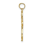 Load image into Gallery viewer, 14K Yellow Gold Cut-Out Fancy Cross Charm Pendant