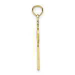 Load image into Gallery viewer, 14K Yellow Gold Engraved Celtic Cross With Eternity Circle Charm Pendant