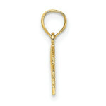Load image into Gallery viewer, 14K Yellow Gold WWJD Ichthys Charm Pendant