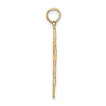 Load image into Gallery viewer, 14K Yellow Gold Jewish Star With Chi Center Charm Pendant