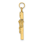 Load image into Gallery viewer, 14K Yellow Gold Crucifix Charm Pendant