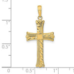 Load image into Gallery viewer, 14K Yellow Gold Cross Pendant