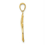 Load image into Gallery viewer, 14K Yellow Gold Cross With DRAPE Charm Pendant