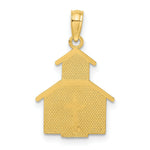 Load image into Gallery viewer, 14K Yellow Gold Church With Cross On Door Charm Pendant