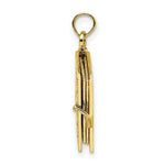 Load image into Gallery viewer, 14K Yellow Gold 3-D With Moveable Pages Prayer Of Jabez Book Charm Pendant