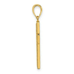 Load image into Gallery viewer, 14K Yellow Gold Block Cross Charm Pendant