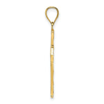 Load image into Gallery viewer, 14K Yellow Gold Beaded Cross Charm Pendant