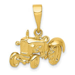 Load image into Gallery viewer, 14K Yellow Gold Tractor Pendant