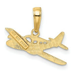 Load image into Gallery viewer, 14K Yellow Gold Cessna Plane Pendant
