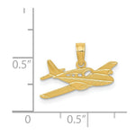 Load image into Gallery viewer, 14K Yellow Gold Cessna Plane Pendant
