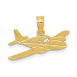Load image into Gallery viewer, 14K Yellow Gold Cessna Plane Pendant