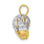 Load image into Gallery viewer, 14K Two-tone Gold 3-D Airboat Charm Pendant
