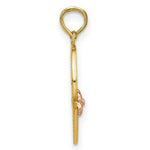 Load image into Gallery viewer, 14K Two-Tone Gold BIG SIS-LIL Breakable Heart Charm Pendant