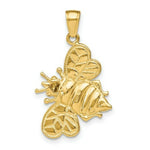 Load image into Gallery viewer, 14k Two-Tone Gold 3-D BUMBLEBEE Charm Pendant
