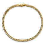 Load image into Gallery viewer, Lab Grown Diamond Tennis Bracelet set in 14K White or Yellow for Women - 7 Inch Solid Casted Design with Box Catch Safety Clasp