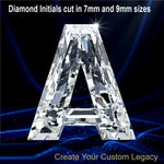 Load image into Gallery viewer, Certified Lab Grown Diamonds in A - Z Initial Letters VS1/VS2 D-E-F Size 7mm