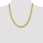 Load image into Gallery viewer, 14K Yellow Gold 8.3mm Lightweight Flat Cuban Chain