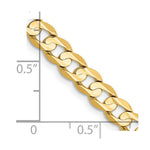 Load image into Gallery viewer, 14K Yellow Gold 5.25mm Open Concave Curb Chain