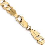 Load image into Gallery viewer, 14K Yellow Gold 5.25mm Open Concave Curb Chain
