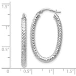 Load image into Gallery viewer, Leslie's 14K Yellow Gold ForeverLite White Gold Polished and Textured Earrings