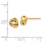 Load image into Gallery viewer, Leslie's 14K Yellow Gold Polished Post Earrings 8mm length