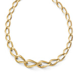 Load image into Gallery viewer, Leslie's 14K Yellow Gold Polished Fancy Link Necklace Length 17.5'' inches