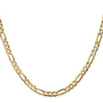 Load image into Gallery viewer, 14K Yellow Gold 4.5mm Concave Open Figaro Chain