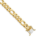 Load image into Gallery viewer, 14K Yellow Gold Hand Polished Figaro Link Necklace Length 18'' inches
