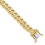 Load image into Gallery viewer, 14K Yellow Gold 8.3mm Hand-Polished Traditional Link Chain Necklace Length 22'' inches