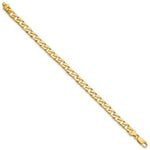 Load image into Gallery viewer, 14K Yellow Gold 6.5mm Hand-polished Fancy Link Bracelet