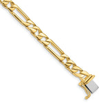 Load image into Gallery viewer, 14K Yellow Gold 6mm Hand-polished Fancy Link Bracelet