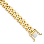 Load image into Gallery viewer, 14K Yellow Gold 10mm Hand-polished Link Necklace Length 20'' inches