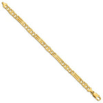 Load image into Gallery viewer, 14K Yellow Gold 7mm Hand-polished Fancy Link Bracelet