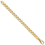 Load image into Gallery viewer, 14K Yellow Gold 9mm Polished Fancy Link Bracelet