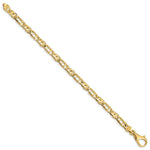 Load image into Gallery viewer, 14K Yellow Gold 5.5mm Polished Fancy Link Bracelet