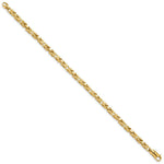 Load image into Gallery viewer, 14K Yellow Gold 4.1mm Hand-polished Byzantine Link Bracelet