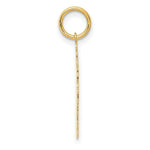 Load image into Gallery viewer, 14K Yellow Gold Plain Polished Small Girl Charm