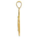 Load image into Gallery viewer, 14K Yellow Gold Miraculous Medal Oval Pendant