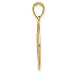 Load image into Gallery viewer, 14K Yellow Gold Saint Christopher Medal Pendant 19mm width