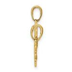 Load image into Gallery viewer, 14K Yellow Gold Break-Apart Heart Charm