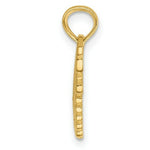 Load image into Gallery viewer, 14K Yellow Gold Heart Charm 22mm Diameter