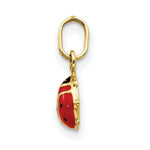 Load image into Gallery viewer, 14K Yellow Gold Enameled Ladybug Charm