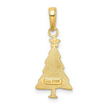 Load image into Gallery viewer, 14K Yellow Gold Christmas Tree Pendant