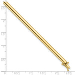 Load image into Gallery viewer, 14K Yellow Gold 4mm Wide Domed Omega Bracelet Length 7'' inches